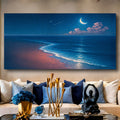 Beach Shoreline Coastal Wall Art V – Ocean Landscape Print for Home Decor