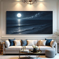 Beach Shoreline Coastal Wall Art – Ocean Landscape Print for Home Decor