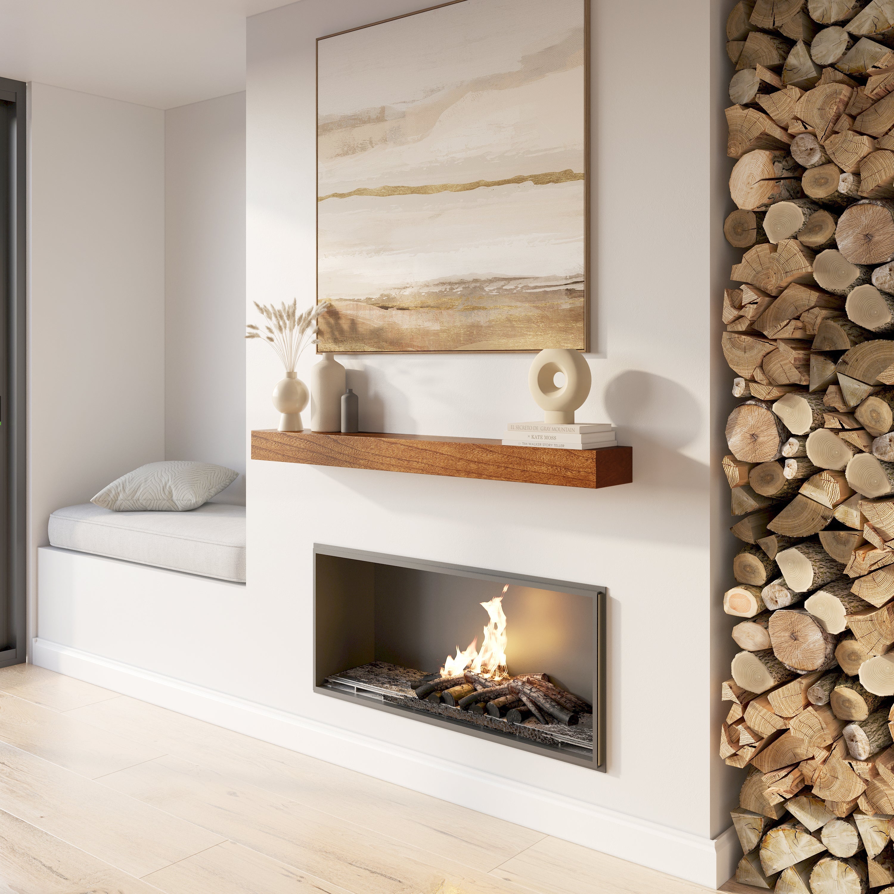 The Classic Fireplace Mantel