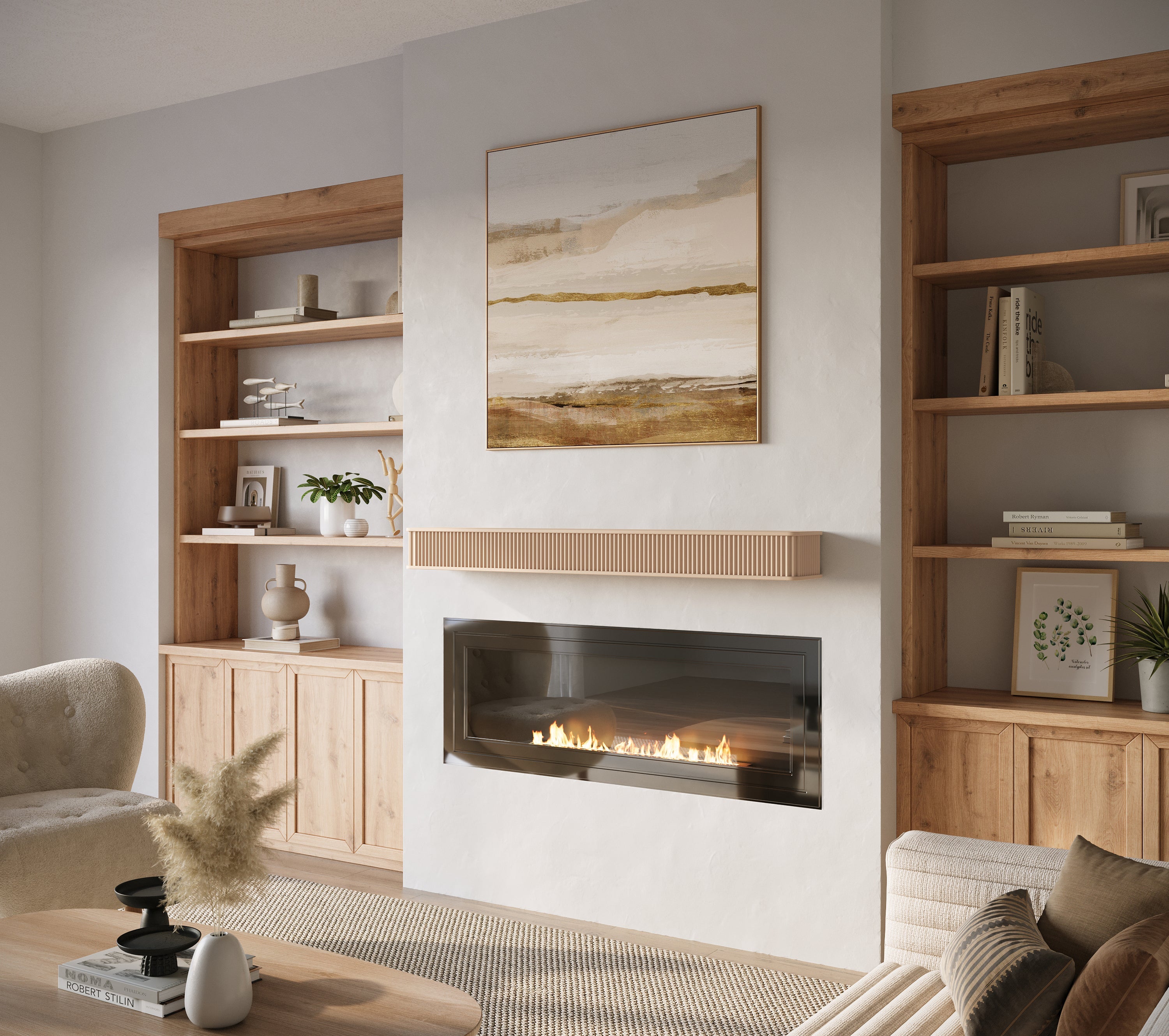 Fluted Mantel