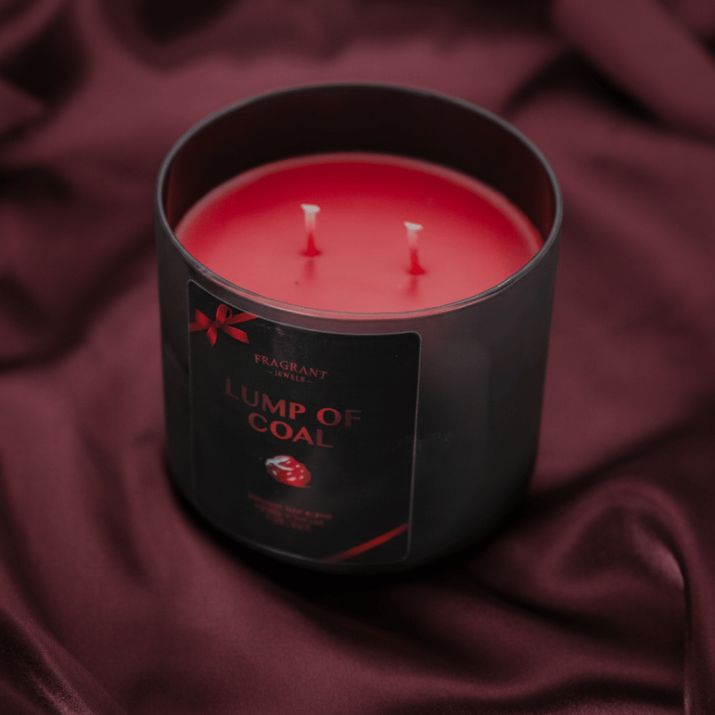 Lump of Coal - Jewel Candle