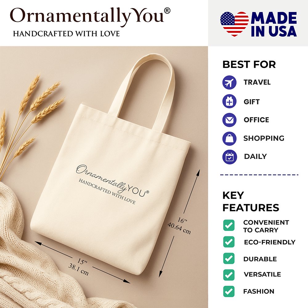 Personalized Mom Definition Canvas Tote Bag, Funny Mothers Day Gift Shopper