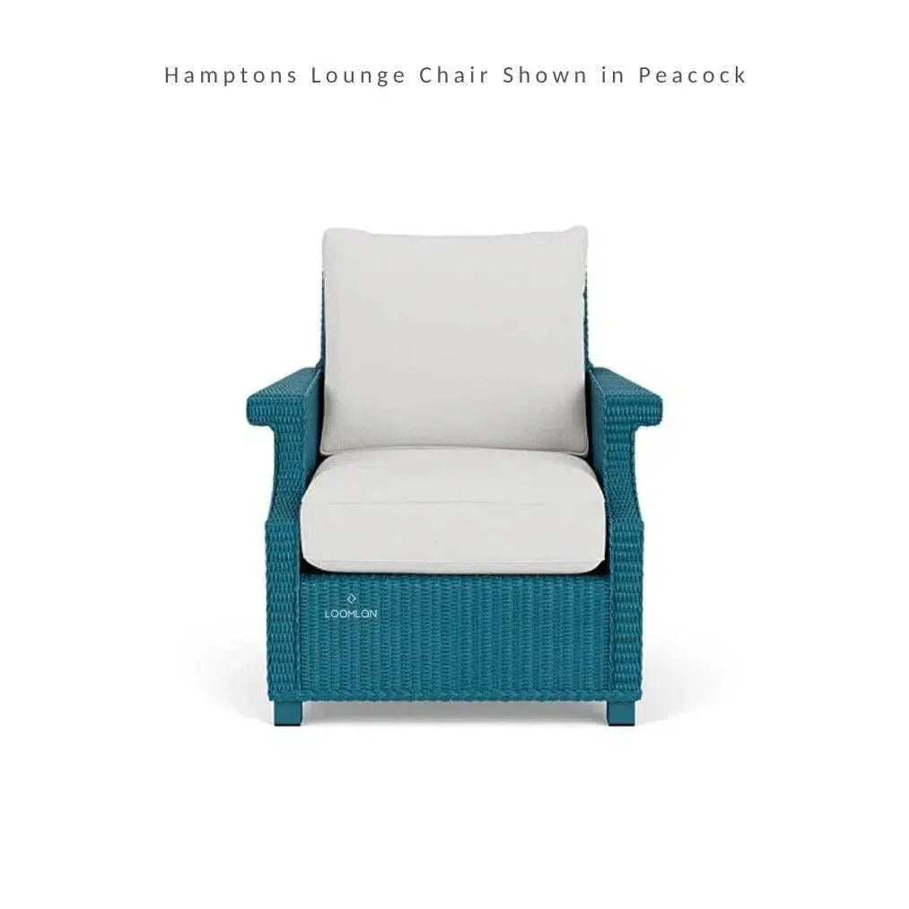 Hamptons Outdoor Wicker Sofa with Lounge Chair Set