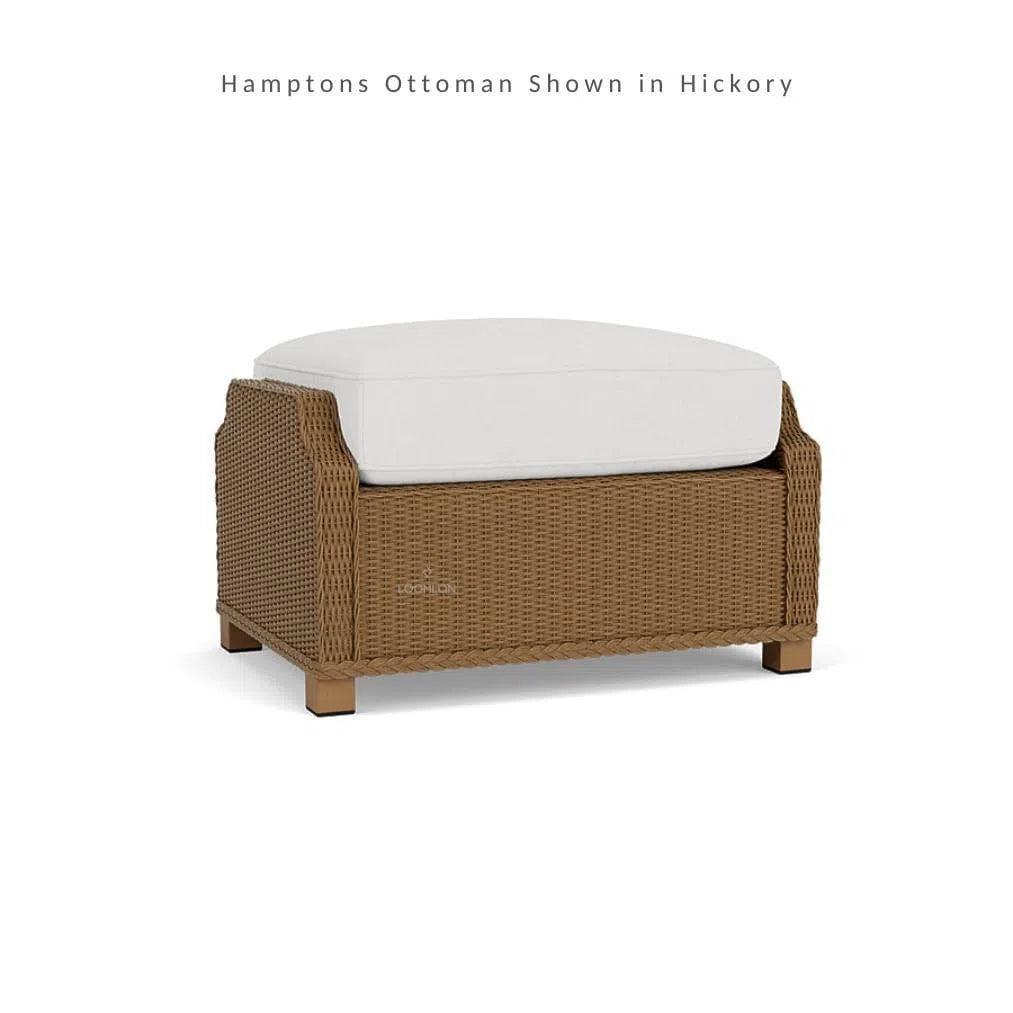 Hamptons Outdoor Wicker Sofa with Lounge Chair Set