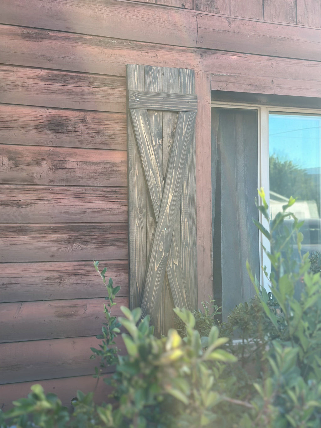 X Exterior Wood Shutters