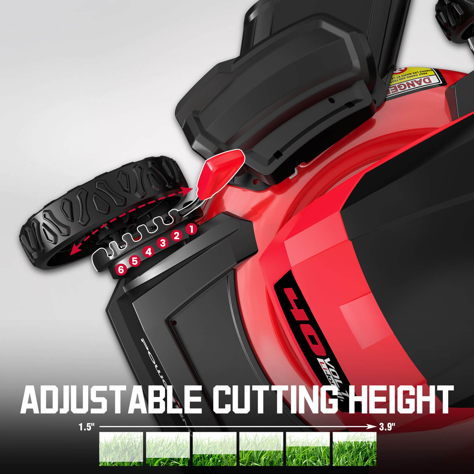 40V 17'' Cordless Lawn Mower & 40V Leaf Blower Combo Kit MB2480C