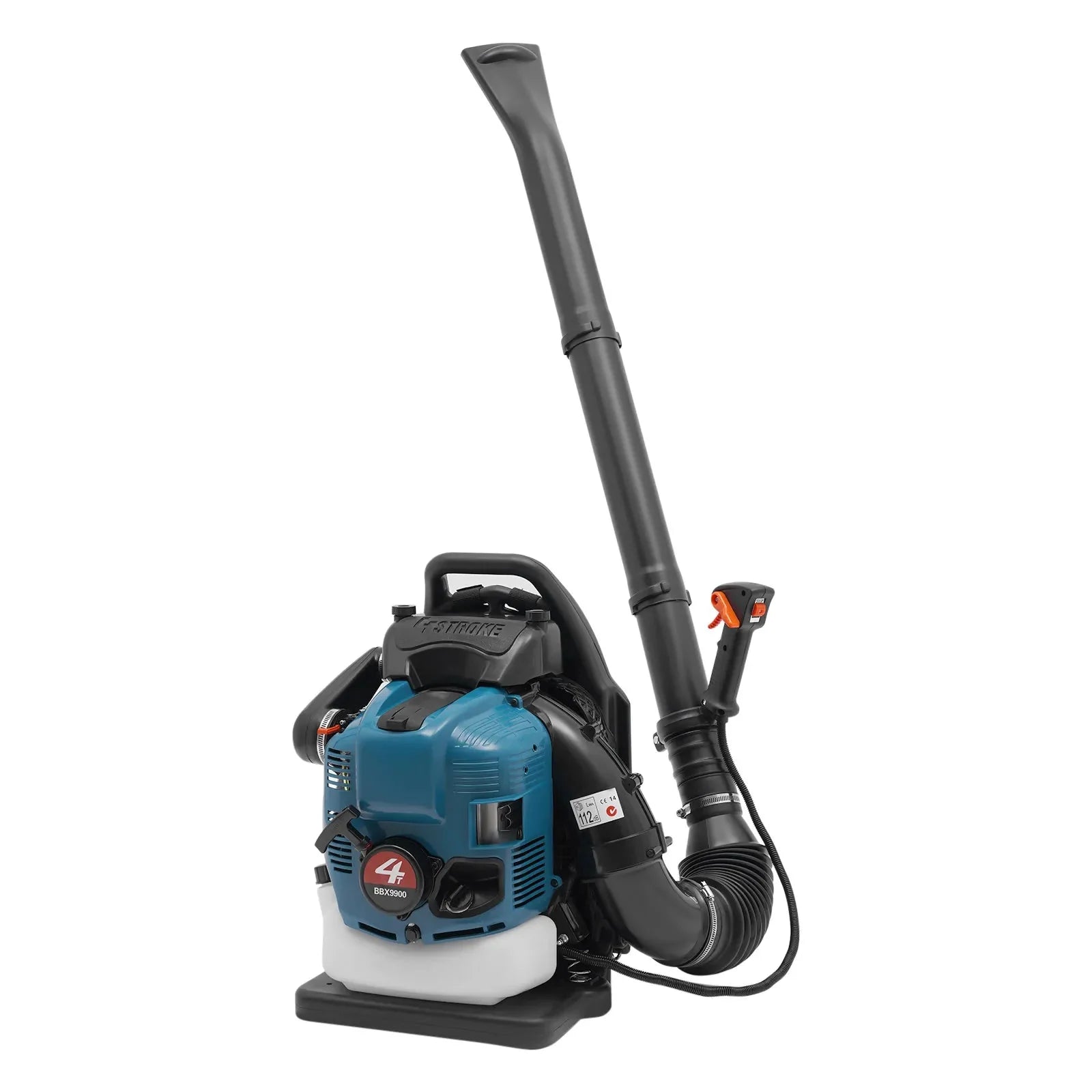 75.6CC  Backpack Leaf Blower, 4 Stroke Gas Powered Leaf Blower, with 498ft ³/s Powerful Blowing, 1.9L Large Fuel Tank