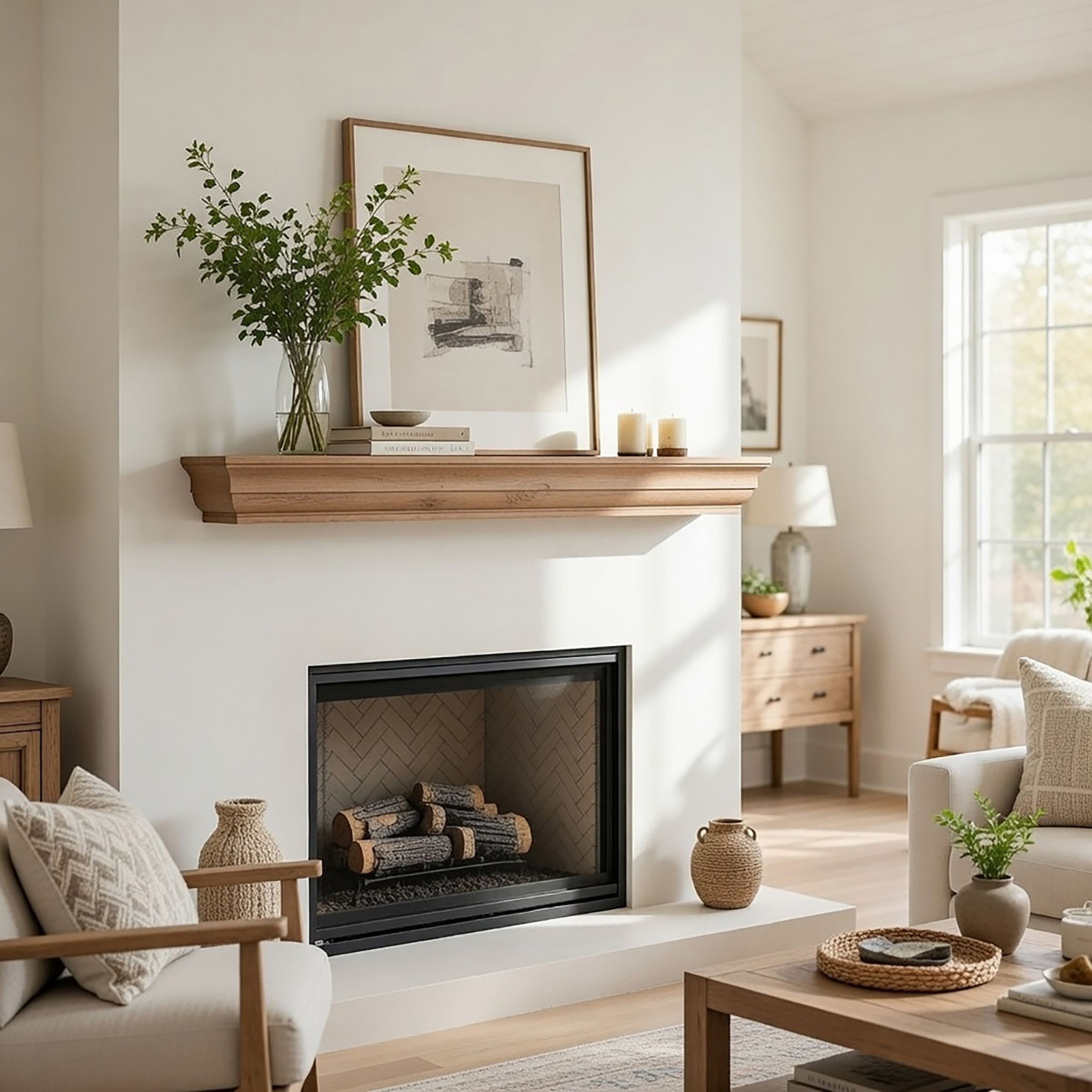 Shaker Style Mantel