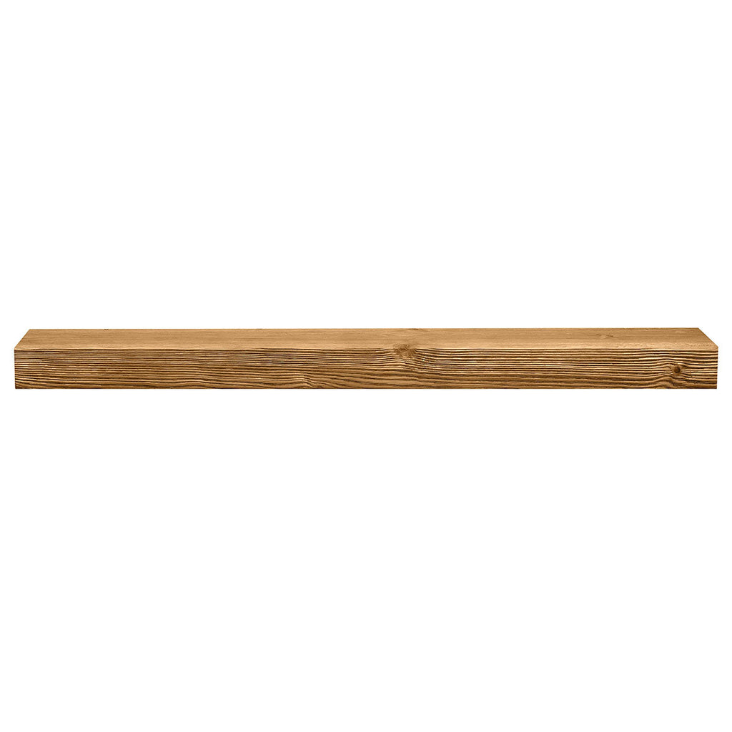 Textured Timber Fireplace Mantel