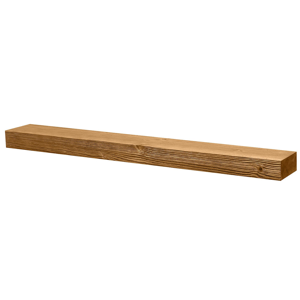 Textured Timber Fireplace Mantel