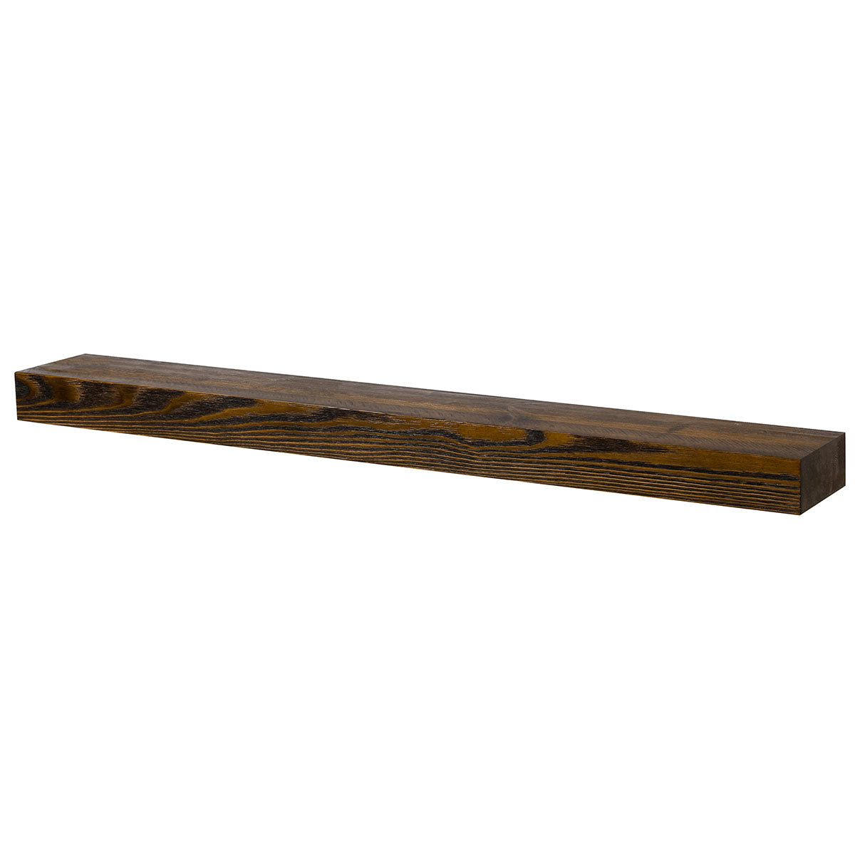 Textured Timber Fireplace Mantel