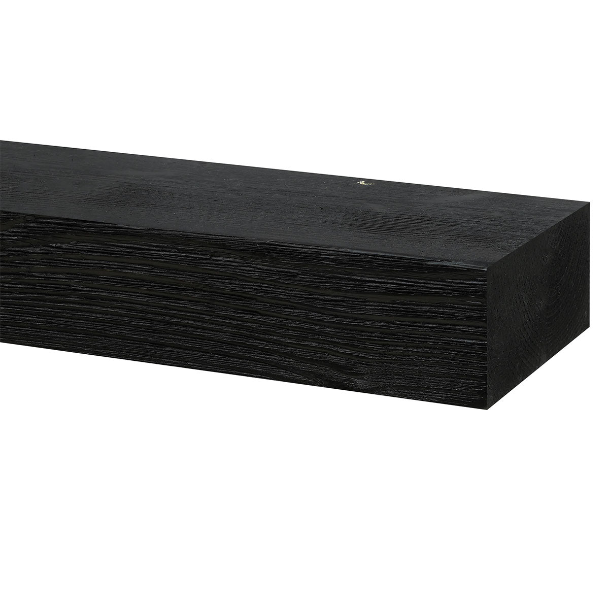 Textured Timber Fireplace Mantel