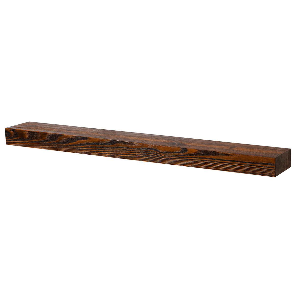 Textured Timber Fireplace Mantel