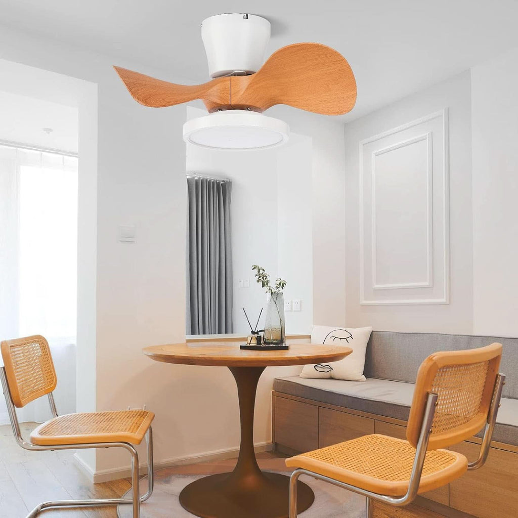 22 Inch Ceiling Fan With LED Light For Kitchen And Bedroom