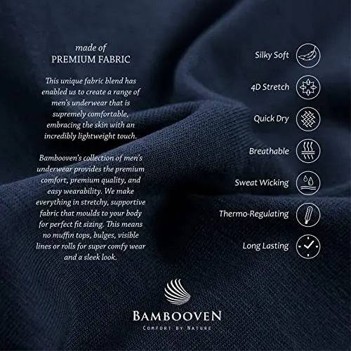 Men's Bamboo Crew Neck Undershirts (3-Pack)