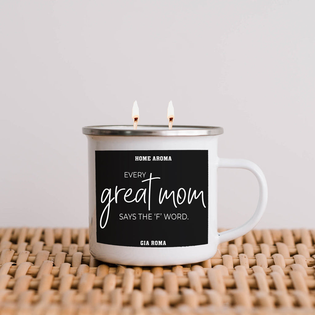 Mothers Day Candle Mug 16oz Reusable Metal Candle Soy Gift