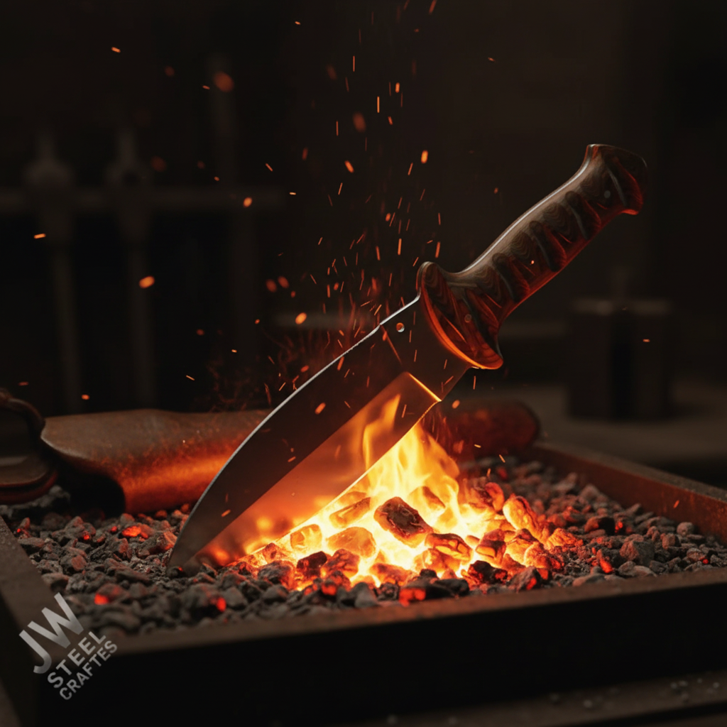 J2 Boot Knife in Coals
