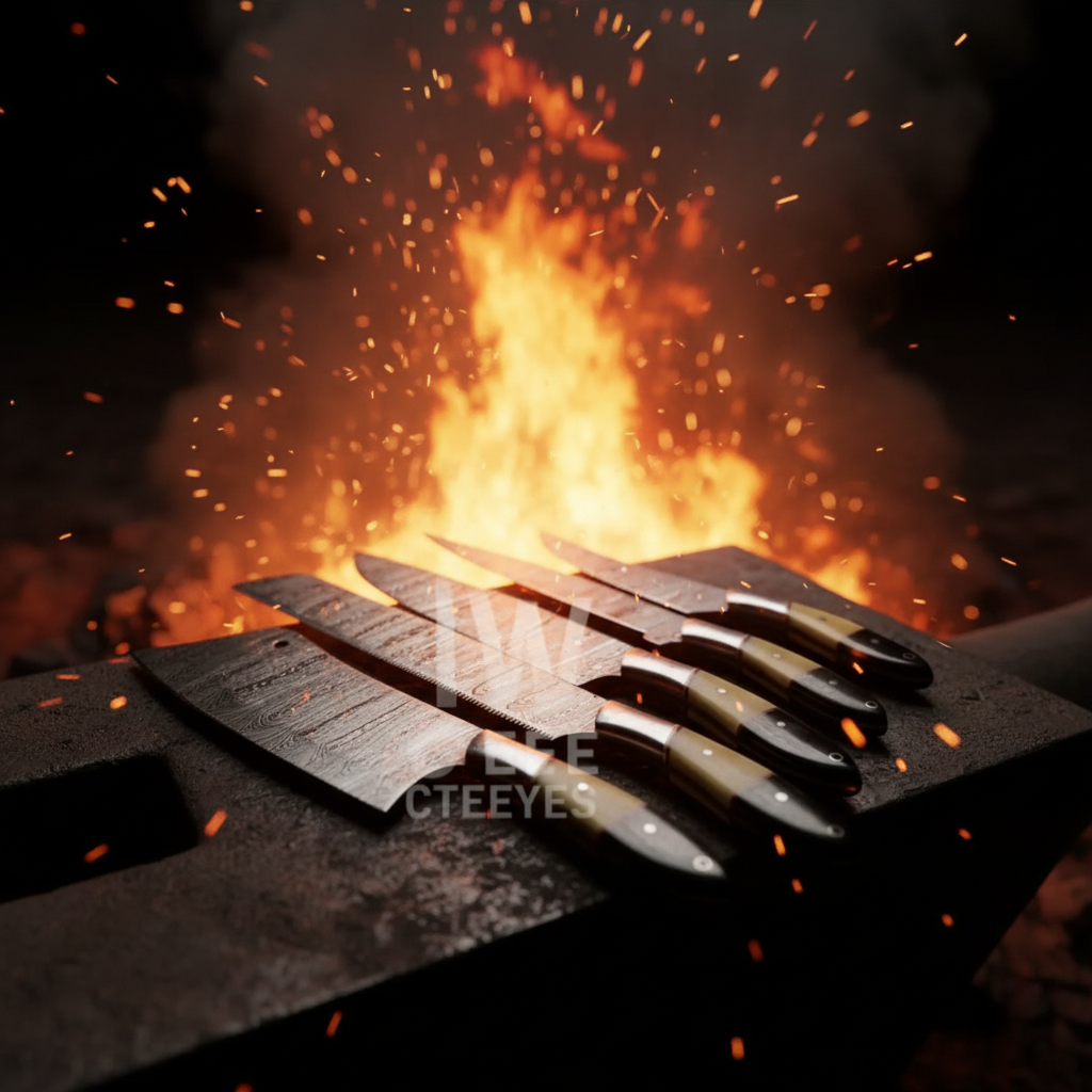 5-Piece Chef Set Fire and Embers