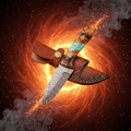 Drop Point Hunter Fire and Embers