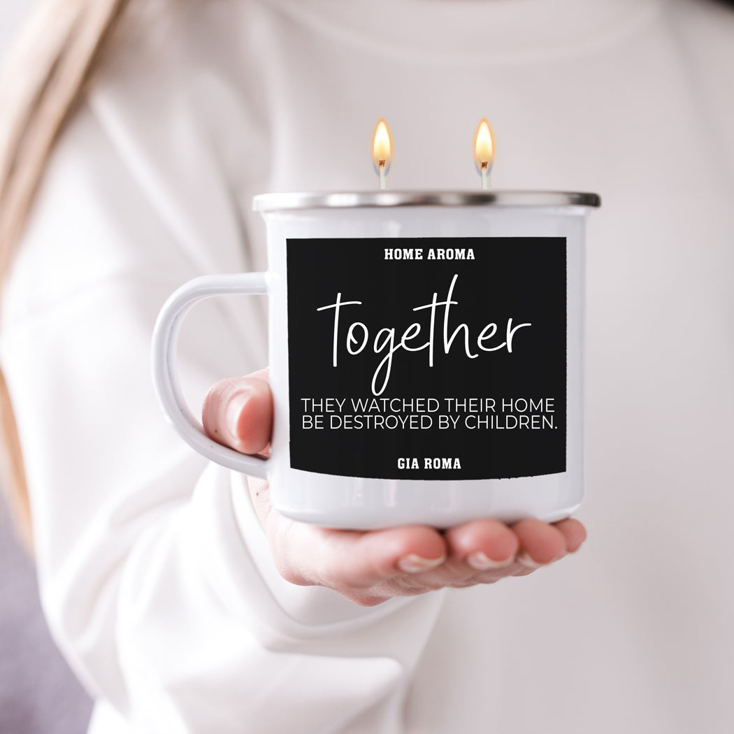 Mothers Day Candle Mug 16oz Reusable Metal Candle Soy Gift