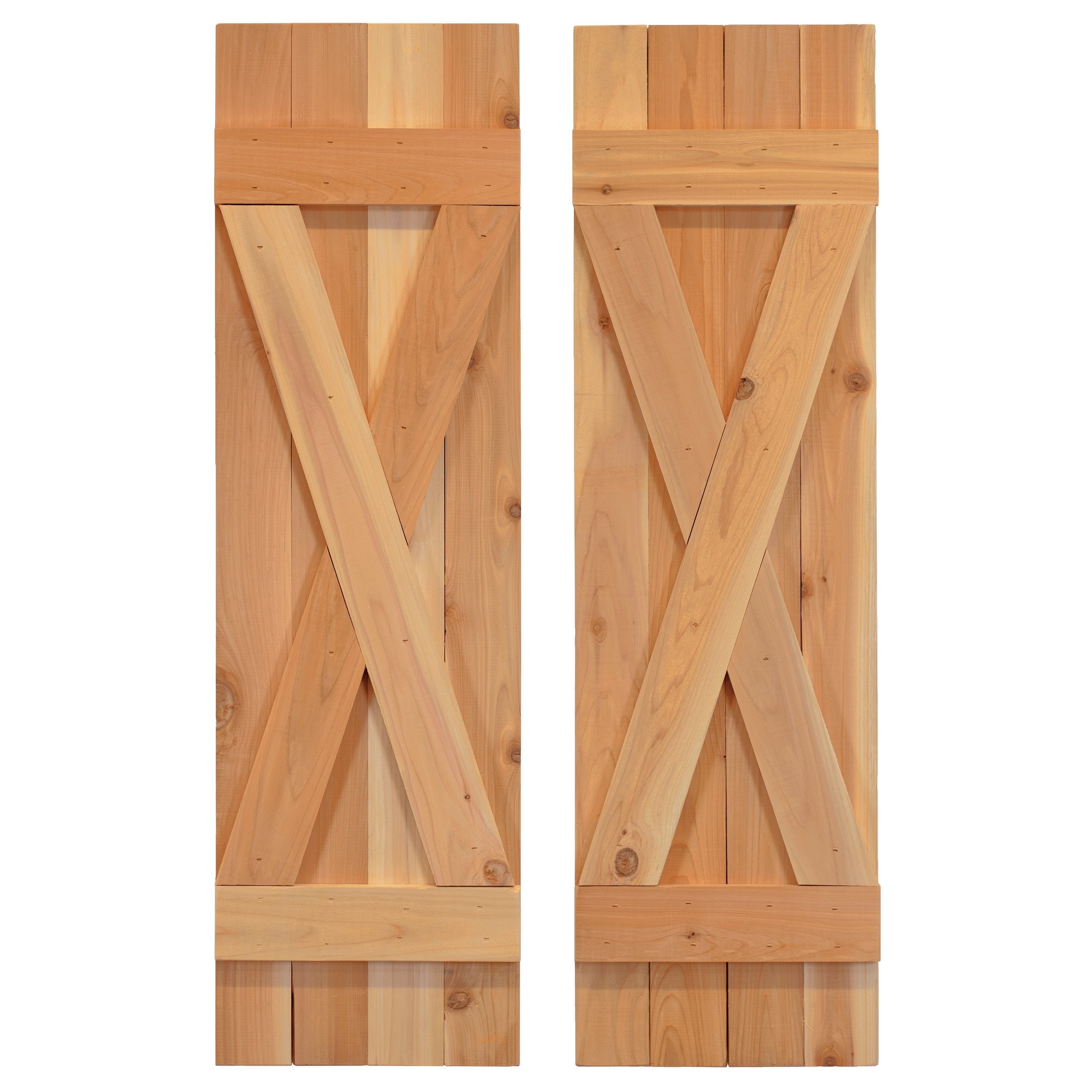 X Exterior Wood Shutters