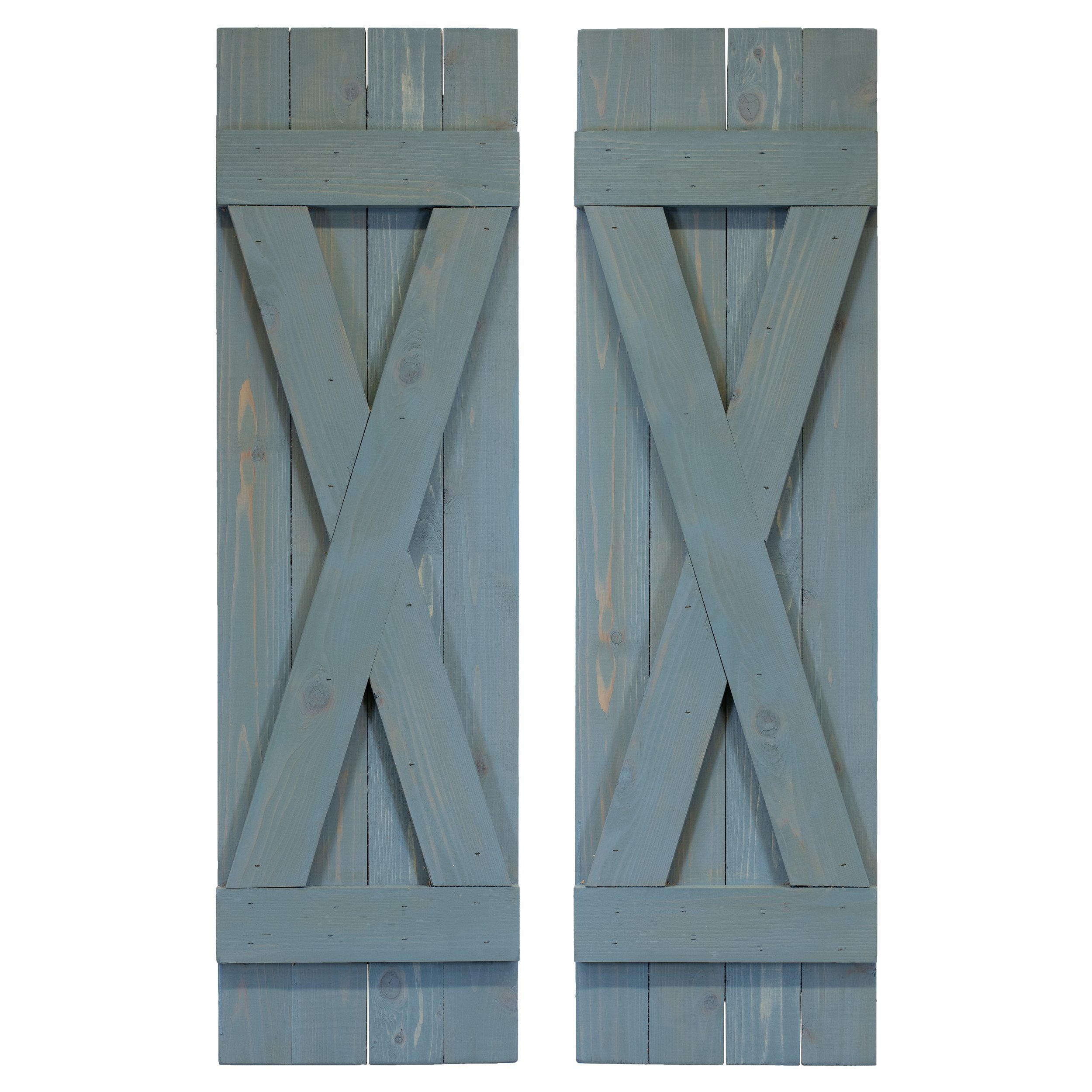 X Exterior Wood Shutters