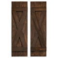 X Exterior Wood Shutters