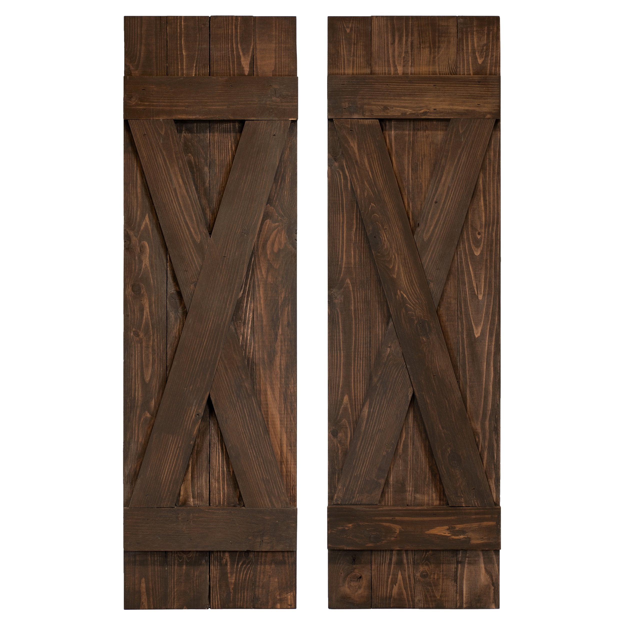 X Exterior Wood Shutters