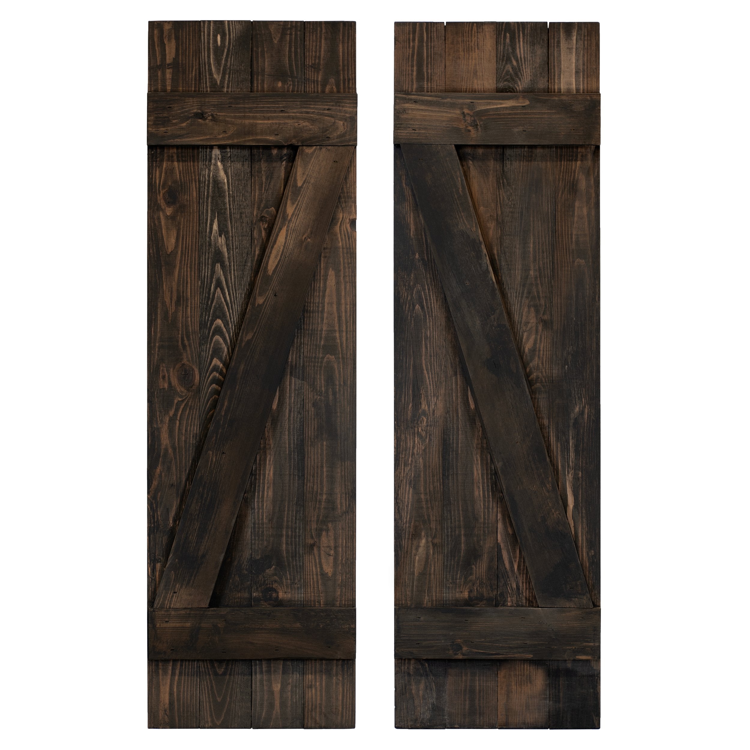 Z Exterior Wood Shutters