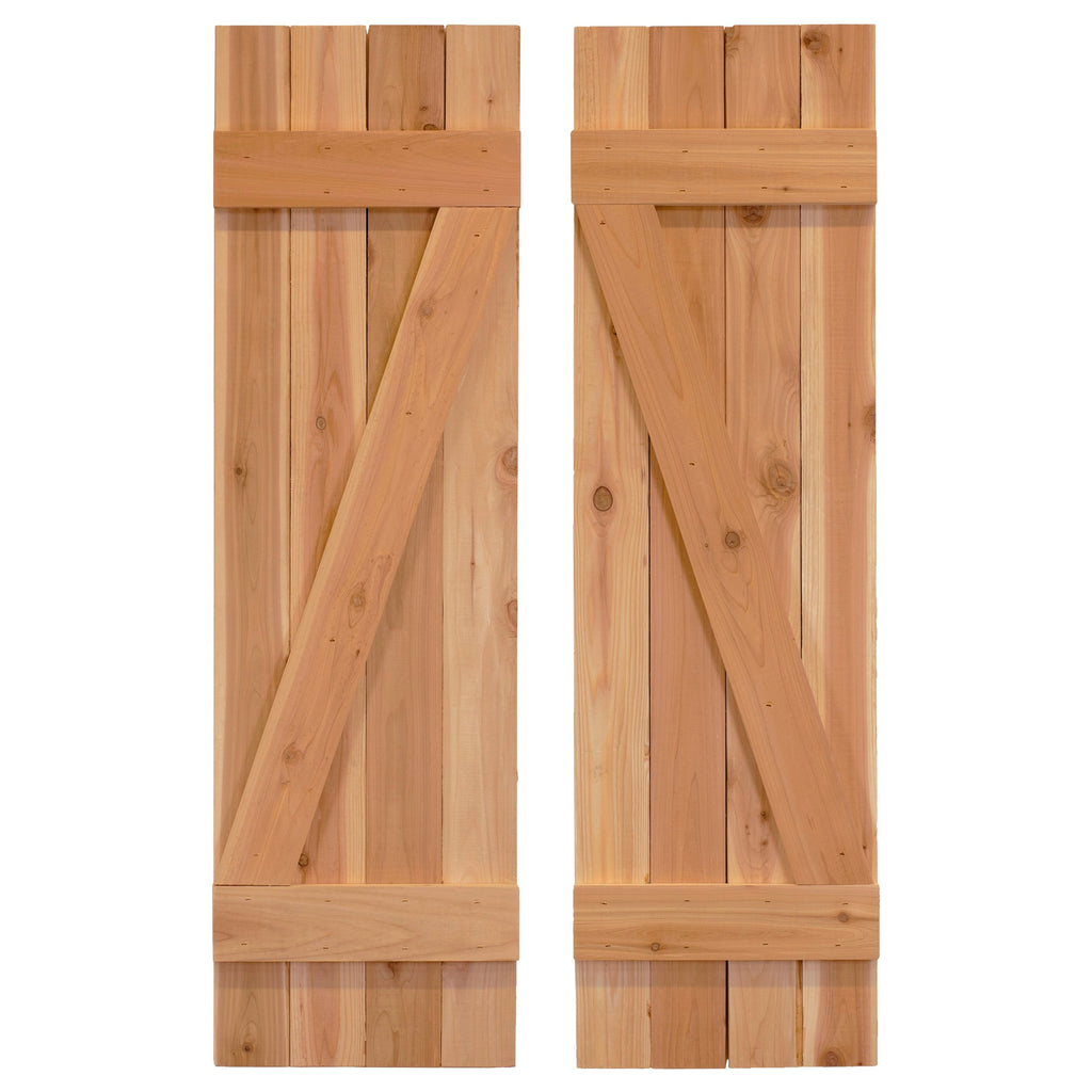 Z Exterior Wood Shutters