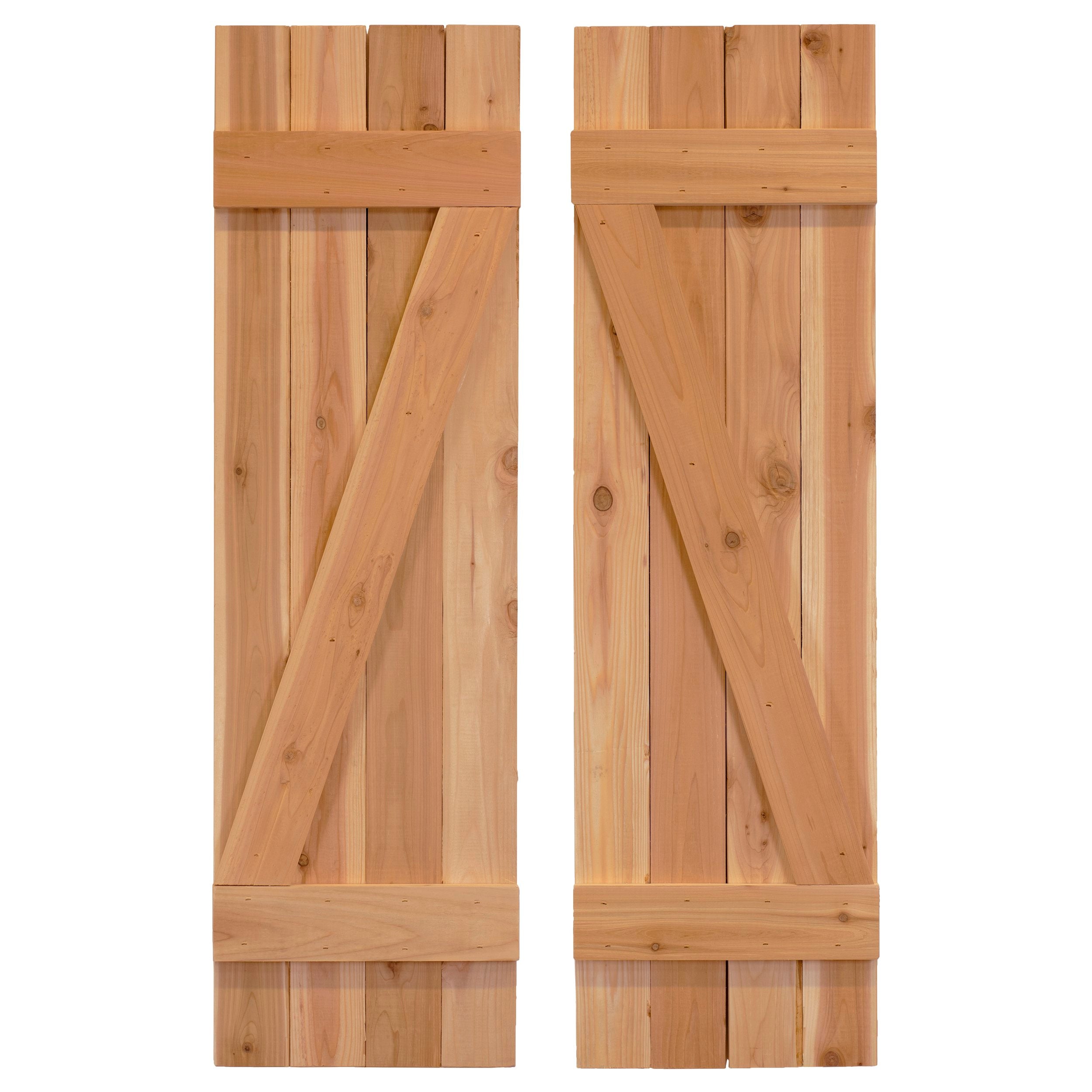 Z Exterior Wood Shutters