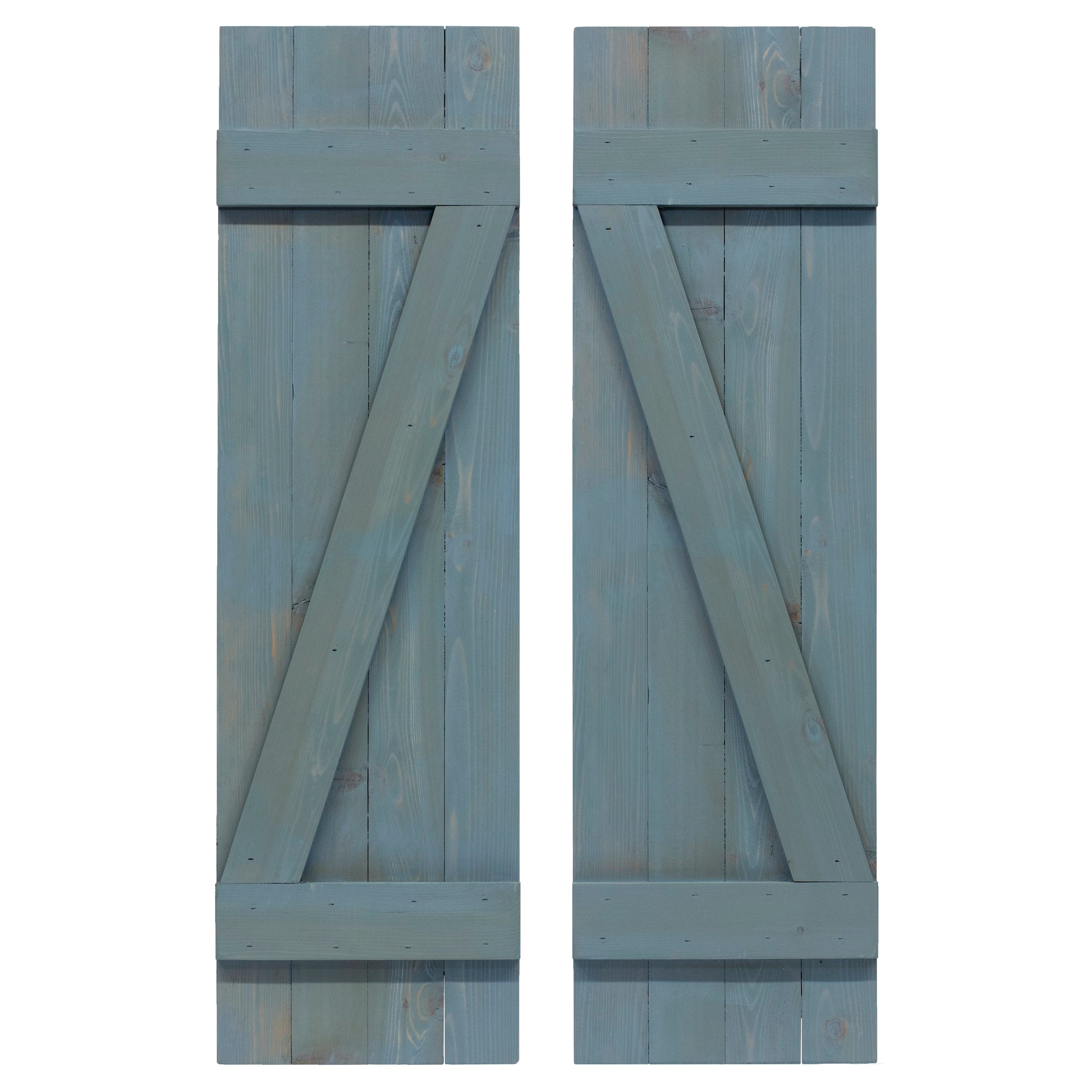 Z Exterior Wood Shutters