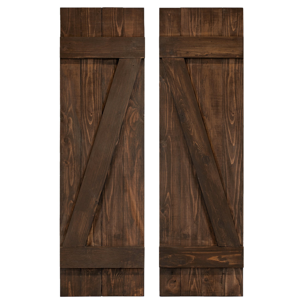 Z Exterior Wood Shutters