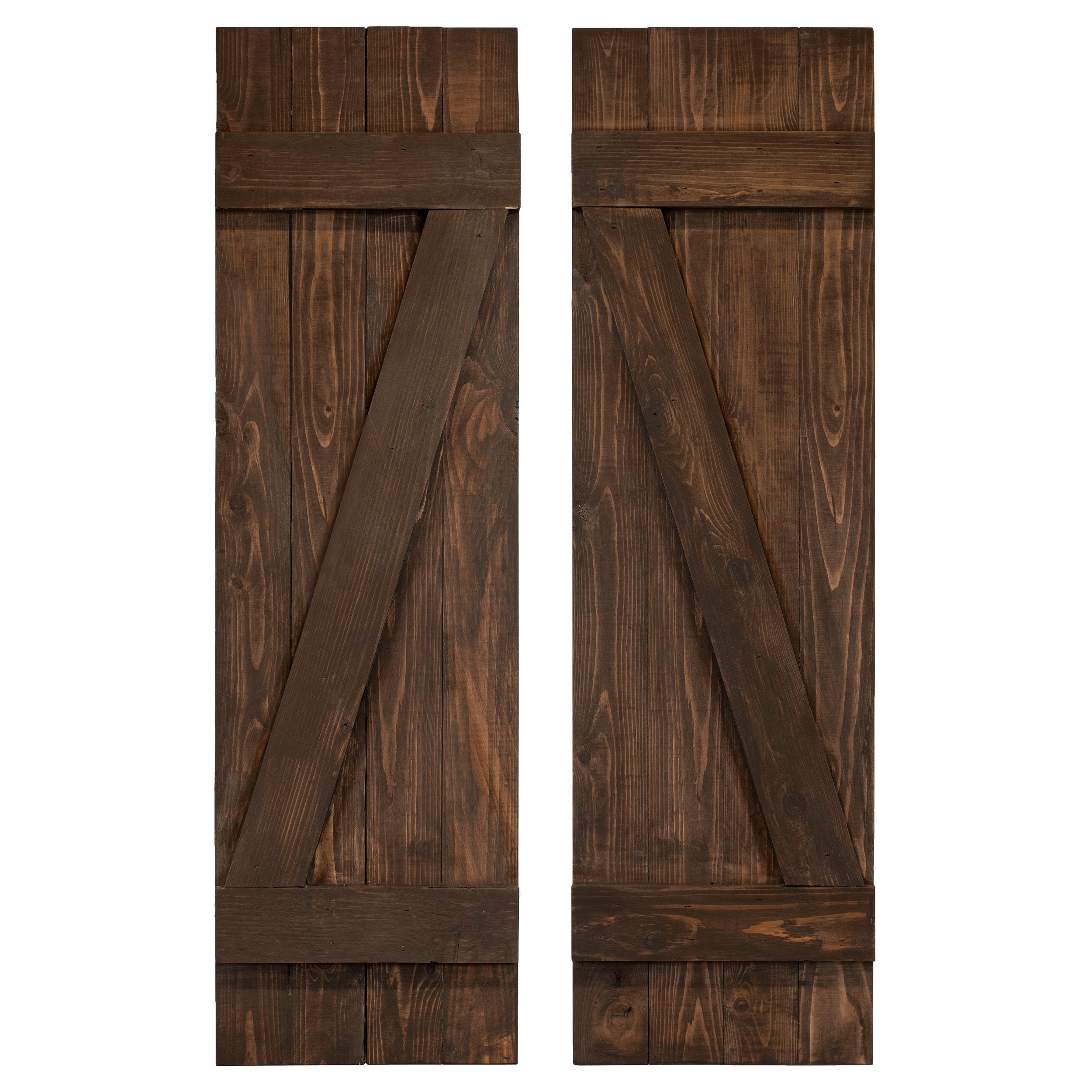 Z Exterior Wood Shutters