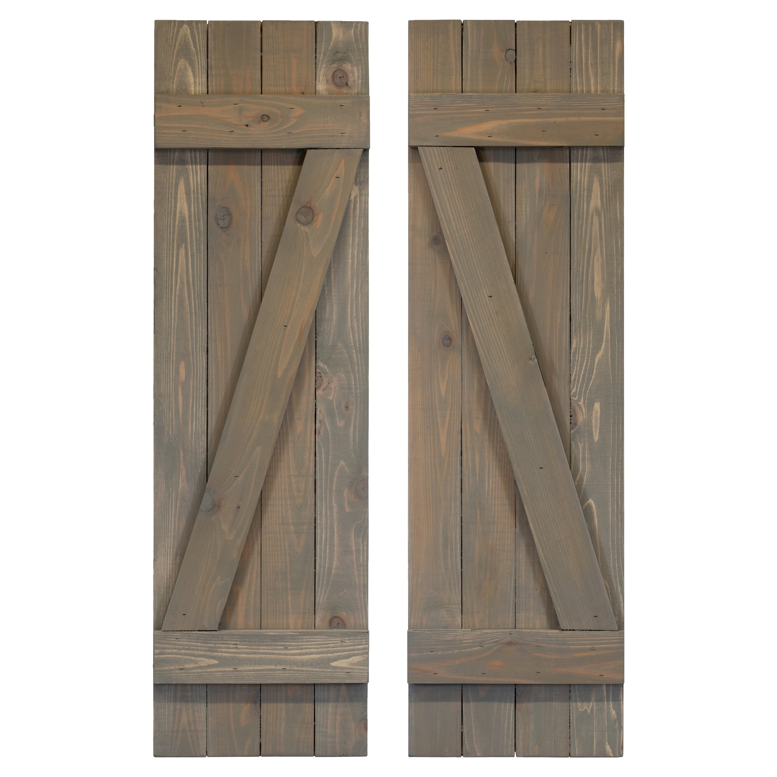 Z Exterior Wood Shutters