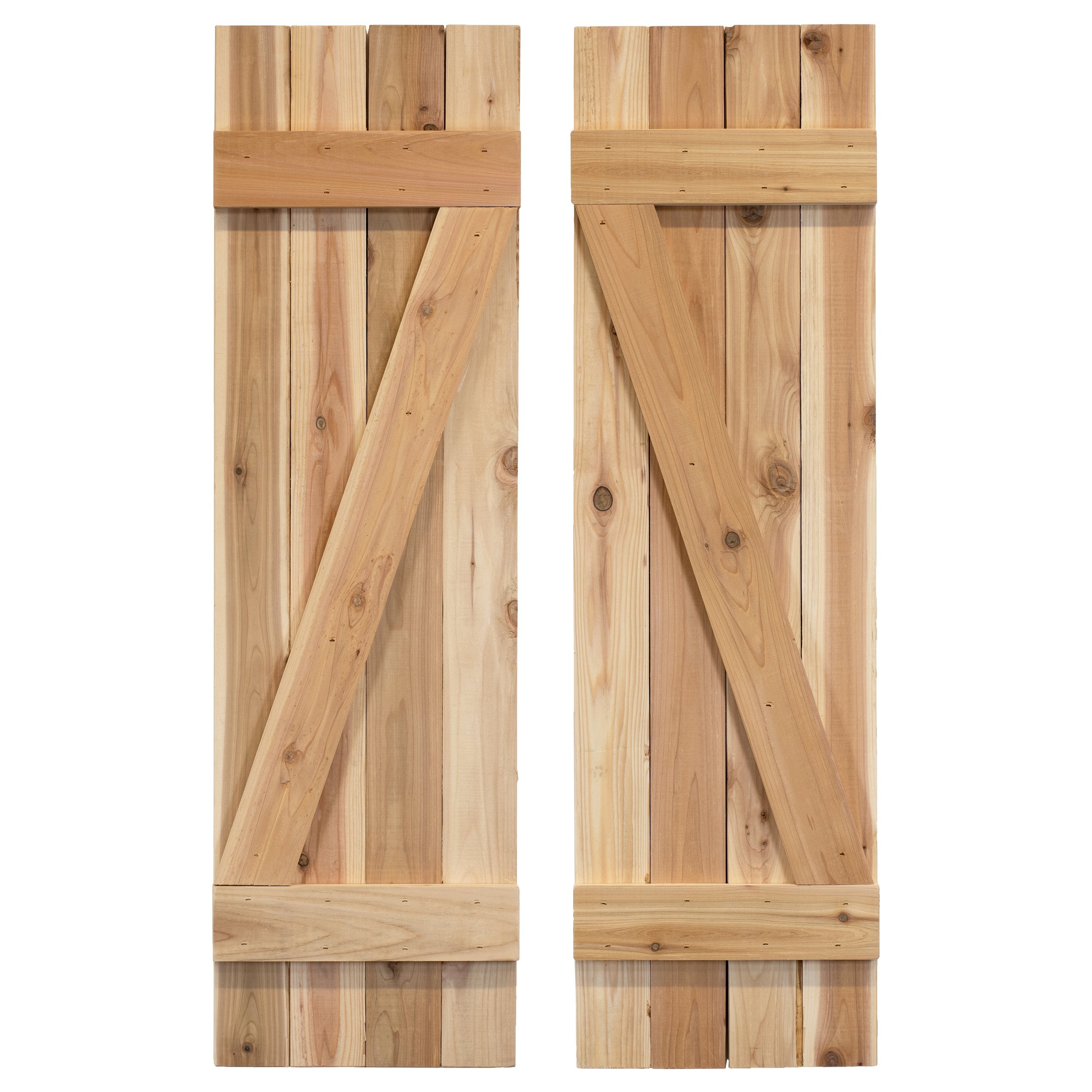 Z Exterior Wood Shutters