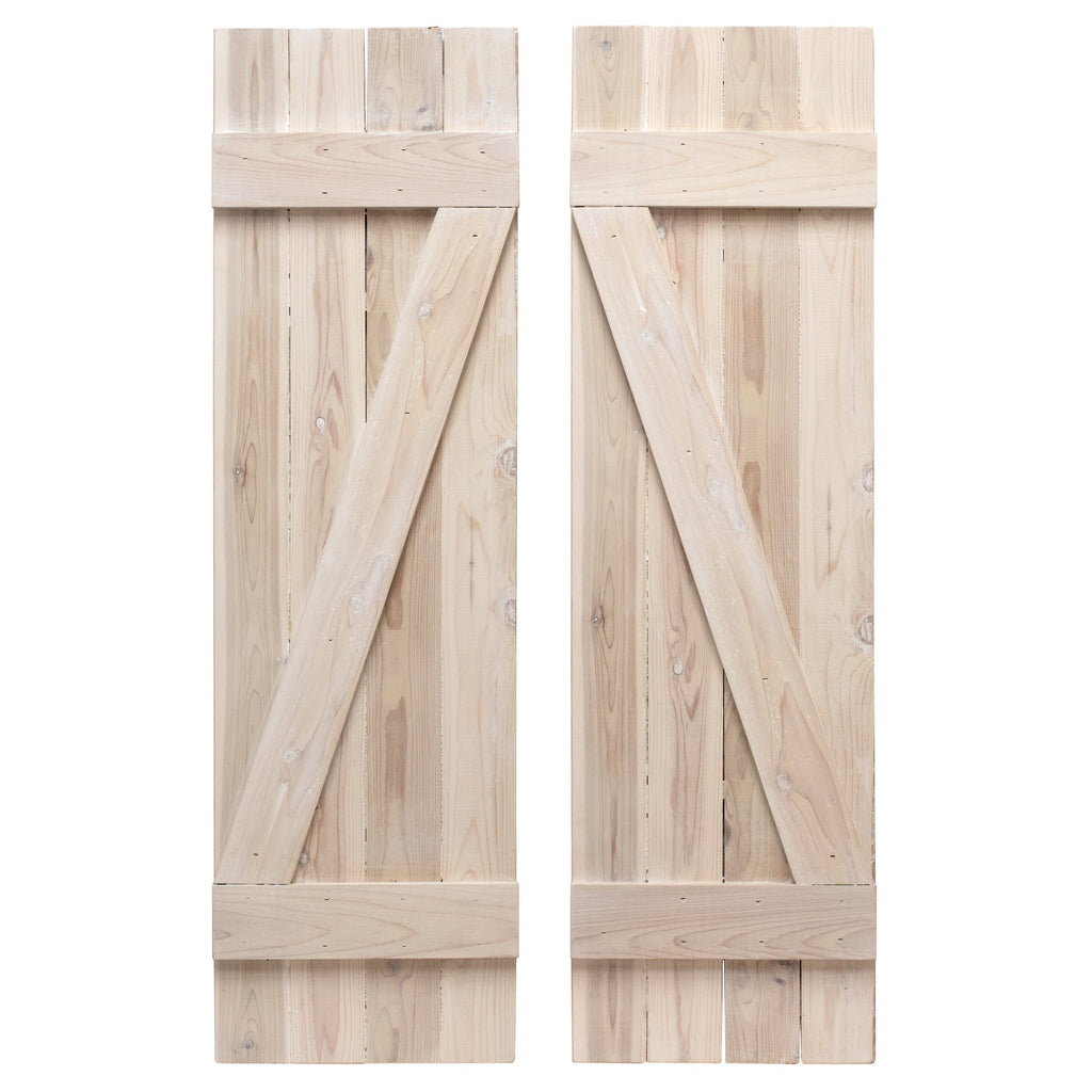 Z Exterior Wood Shutters